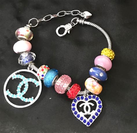 chanel inspired charms for bracelets